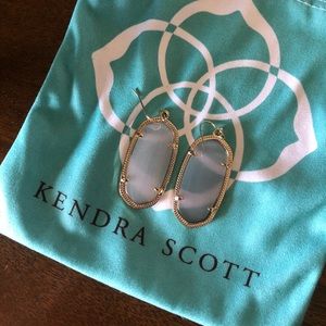 Kendra Scott Gray earrings - see through